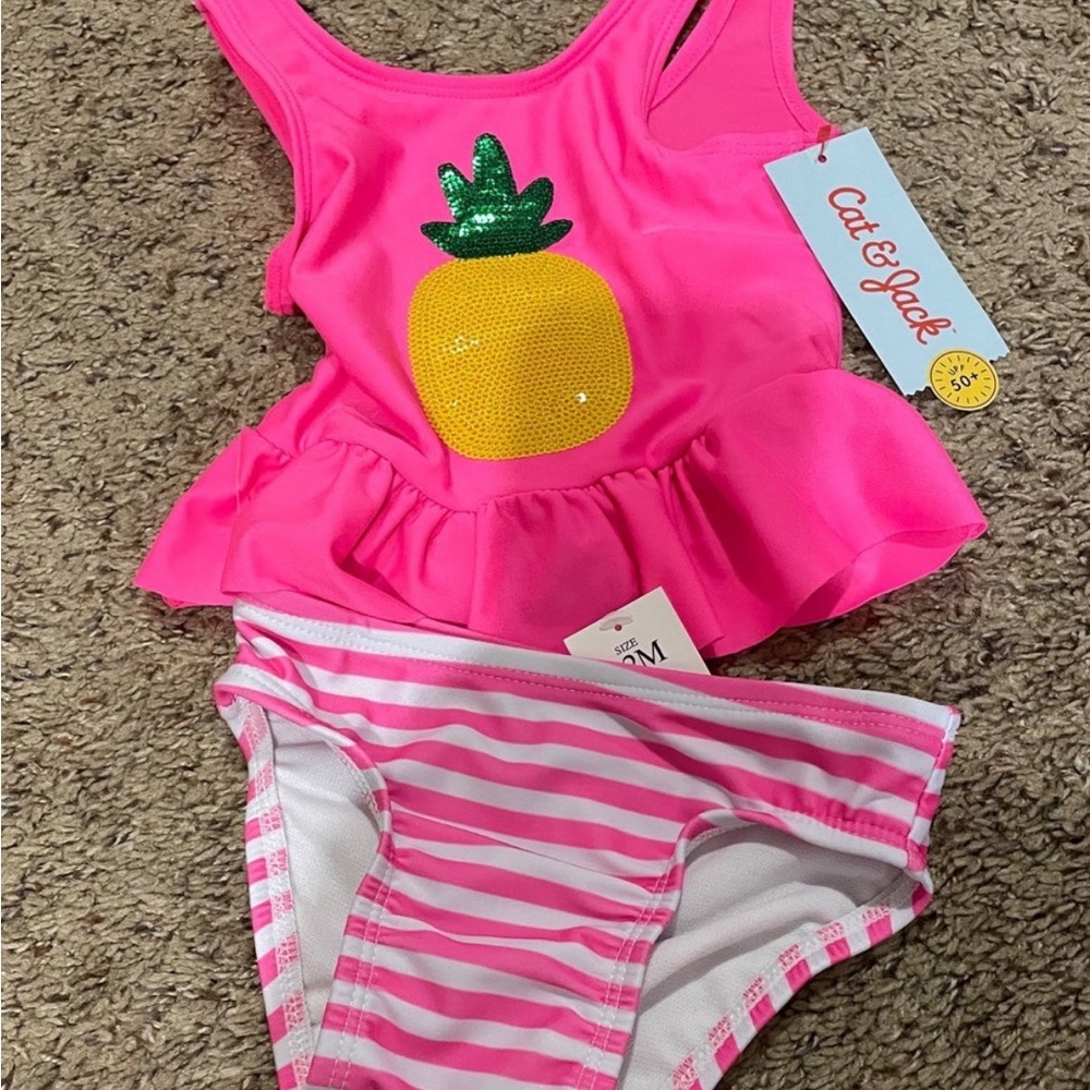 Cat & Jack Swimwear 2 Piece 12 month
